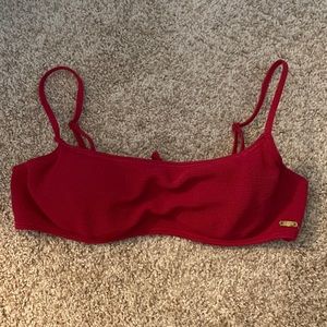 Bandeau style bikini top